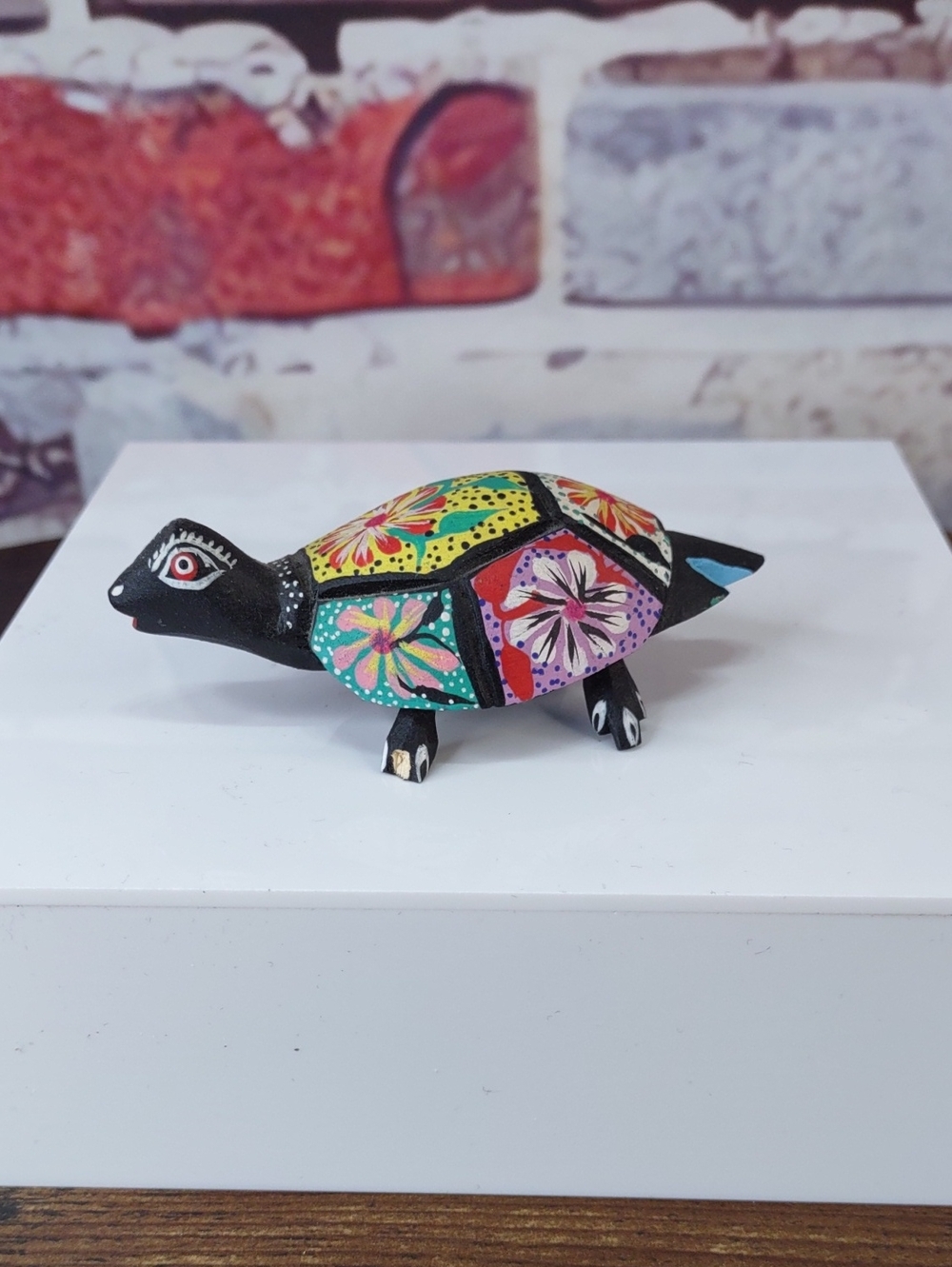 Artisan Crafted Alebrijes Turtle Figure